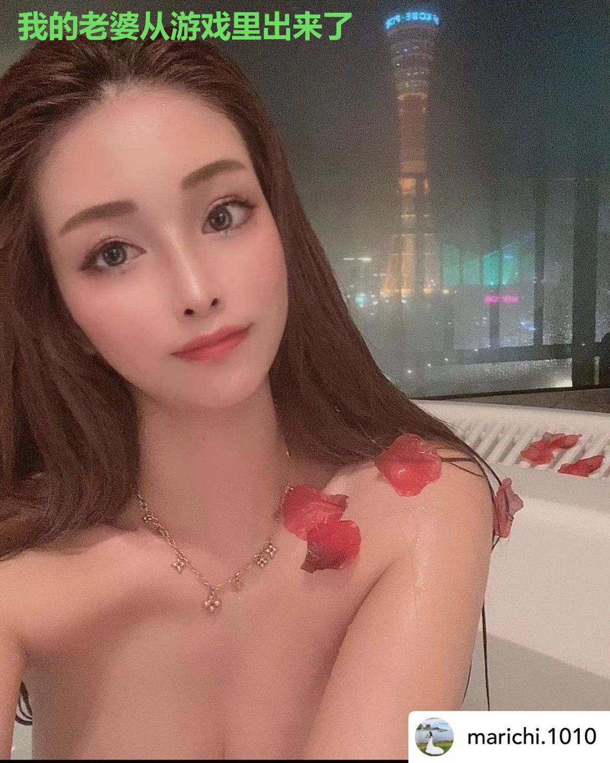 我的老婆从游戏里出来了